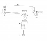 Bosch 2 615 250 0JA 2500 Machine Vice / Eu Spare Parts